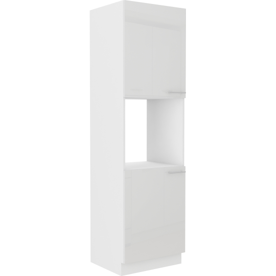 Szafka dolna wysoka słupek pod zabudowę piekarnika 60 DP-210 2F LARA BIAŁY POŁYSK Podstawowe