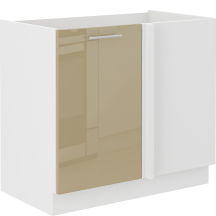 Szafka dolna stojąca narożna 1 drzwi 105 ND 1F LARA CAPPUCINO POŁYSK Podstawowe