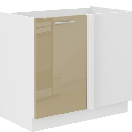 Szafka dolna stojąca narożna 1 drzwi 105 ND 1F LARA CAPPUCINO POŁYSK Podstawowe