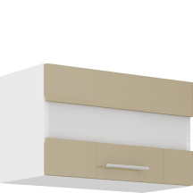 Szafka górna wisząca z witryną 1 klapa 60 GUS-36 1F LARA CAPPUCINO POŁYSK Podstawowe