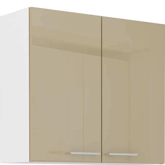 Szafka górna wisząca 2 drzwi 80 G-72 2F LARA CAPPUCINO POŁYSK Podstawowe