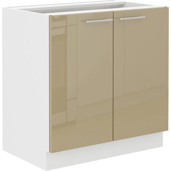 Szafka dolna stojąca 2 drzwi 80 D 2F LARA CAPPUCINO POŁYSK Podstawowe