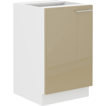 Szafka pod zlewozmywak 1 drzwi 50ZL 1F LARA CAPPUCINO POŁYSK Podstawowe