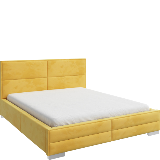 Łóżko tapicerowane 160 x 200 z pojemnikiem SOZONTII Podstawowe