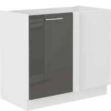 Szafka dolna stojąca narożna 1 drzwi 105 ND 1F LARA GRAFIT POŁYSK Podstawowe