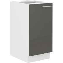 Szafka dolna stojąca 1 drzwi 40 D 1F LARA GRAFIT POŁYSK Podstawowe