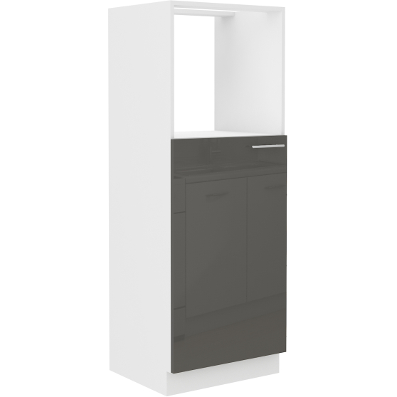 Szafka dolna wysoka słupek pod zabudowę piekarnika 60 DKPL-162 1F LARA GRAFIT POŁYSK Podstawowe