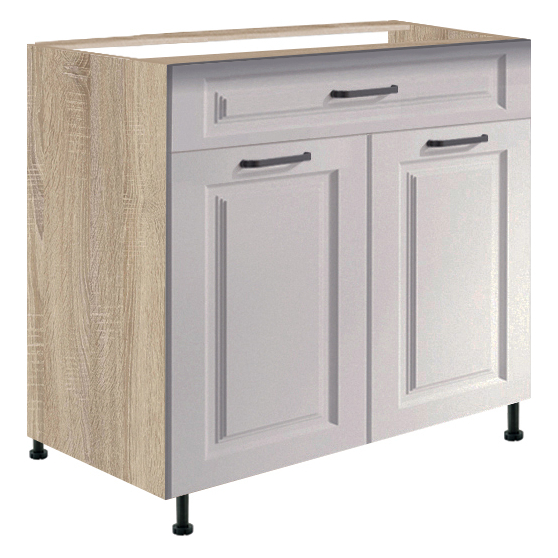 Szafka dolna stojąca 1 szuflada 2 drzwi 80 cm SM-6D SMART CONGO Podstawowe