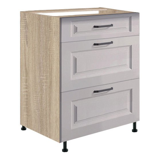 Szafka dolna stojąca 3 szuflady 60 cm SM-10D SMART CONGO Podstawowe