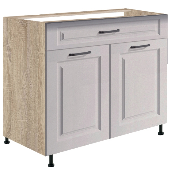 Szafka dolna stojąca 1 szuflada 2 drzwi 90 cm SM-7D SMART CONGO Podstawowe