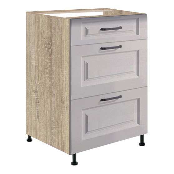 Szafka dolna stojąca 3 szuflady 50 cm SM-9D SMART CONGO Podstawowe