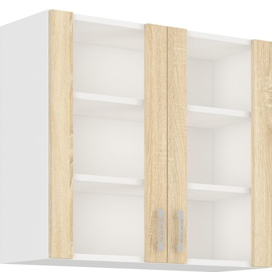 Szafka górna wisząca z witryną 80 GS-72 2F SARA SONOMA Podstawowe