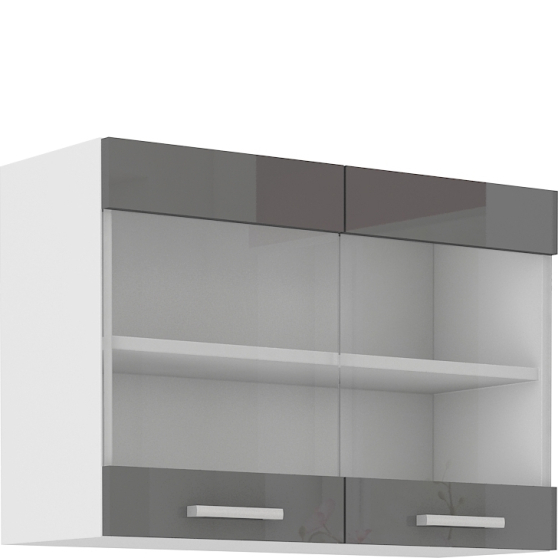 Szafka górna wisząca z witryną 80 GS-60 2F SONIA Podstawowe