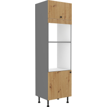 Szafka dolna wysoka słupek pod zabudowę piekarnika i mikrofali 60 DPM-210 2F AVA Podstawowe