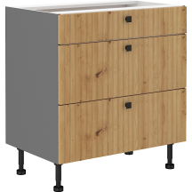 Szafka dolna stojąca 3 szuflady 80D 3S AVA Podstawowe