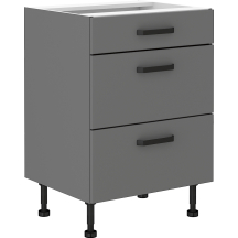 Szafka dolna stojąca 3 szuflady 60D 3S NESSA Podstawowe