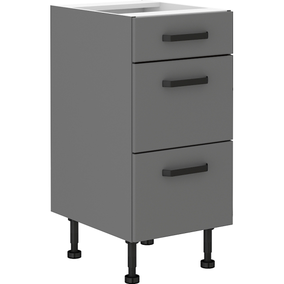 Szafka dolna stojąca 3 szuflady 40 D 3S NESSA Podstawowe