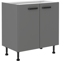 Szafka dolna stojąca 2 drzwi 80 D 2F NESSA Podstawowe