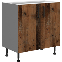 Szafka dolna stojąca 2 drzwi 80 D 2F OLD STYLE Podstawowe