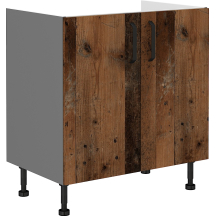 Szafka pod zlewozmywak 2 drzwi 80ZL 2F OLD STYLE Podstawowe