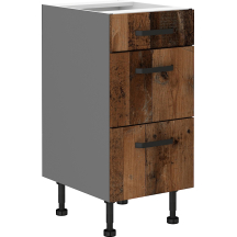 Szafka dolna stojąca 3 szuflady 40 D 3S OLD STYLE Podstawowe