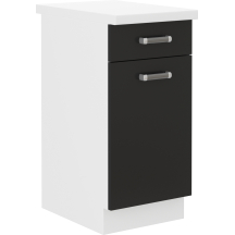 Szafka dolna stojąca 1 szuflada 1 drzwi 40 D 1S 1F z blatem OMEGA Podstawowe