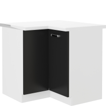 Szafka kuchenna stojąca narożna 1 drzwi 89 x 89 ND z blatem OMEGA Podstawowe