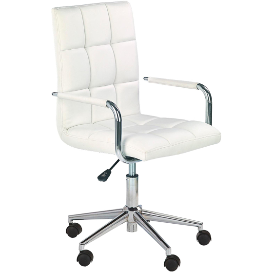 Fotel obrotowy młodzieżowy GONZO 2 Biały Podstawowe