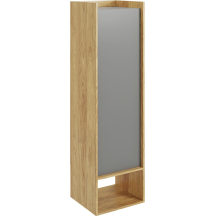 Szafa 1D Hikora Naturalna / Szary Przykurzony MOBIUS Podstawowe