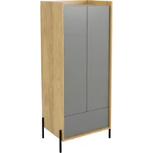 Szafa 2D Hikora Naturalna / Szary Przykurzony MOBIUS Podstawowe