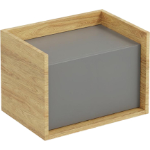 Szafka niska 1D Hikora Naturalna / Szary Przykurzony MOBIUS Podstawowe