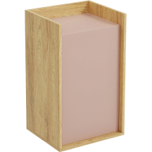 Szafka 1D Hikora Naturalna / Antyczny Róż MOBIUS Podstawowe