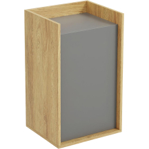 Szafka 1D Hikora Naturalna / Szary Przykurzony MOBIUS Podstawowe