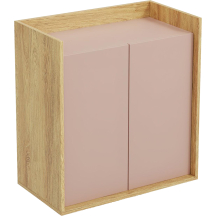 Szafka 2D Hikora Naturalna / Antyczny Róż MOBIUS Podstawowe