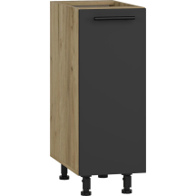Szafka dolna stojąca 1 drzwi D-30/82 Dąb Craft / Antracyt VENTO Podstawowe