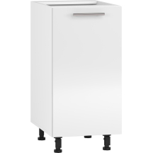 Szafka dolna stojąca 1 drzwi D-40/82 Biały / Biały Połysk VENTO Podstawowe