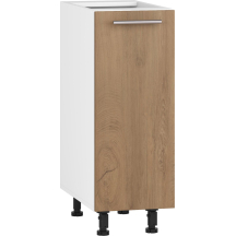 Szafka dolna stojąca 1 drzwi D-30/82 Biały / Dąb Miodowy VENTO Podstawowe