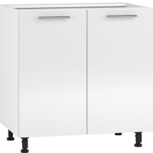 Szafka dolna stojąca 2 drzwi D-80/82 Biały / Biały Połysk VENTO Podstawowe