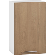 Szafka górna wisząca 1 drzwi G-45/72 Biały / Dąb Miodowy VENTO Podstawowe
