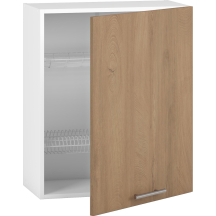 Szafka górna wisząca z ociekarką GC-60/72 Biały / Dąb Miodowy VENTO Podstawowe