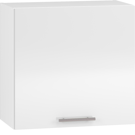 Szafka górna wisząca 1 drzwi GOO-60/58 Biały / Biały Połysk VENTO Podstawowe