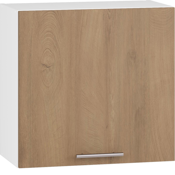 Szafka górna wisząca 1 drzwi GOO-60/58 Biały / Dąb Miodowy VENTO Podstawowe