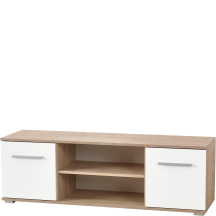 Stolik RTV RTV-1 Dąb Sonoma / Biały LIMA Podstawowe