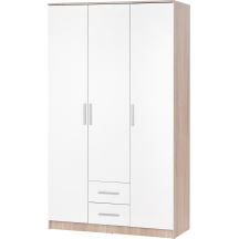 Szafa S-3 Dąb Sonoma / Biały LIMA Podstawowe