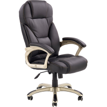 Fotel obrotowy gabinetowy DESMOND Czarny Podstawowe