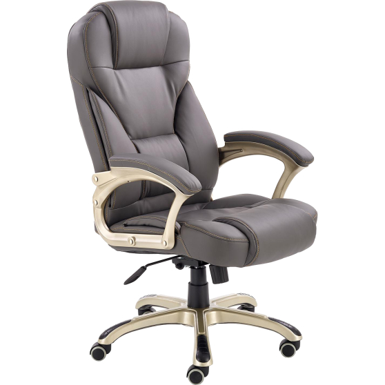 Fotel obrotowy gabinetowy DESMOND Popiel Podstawowe