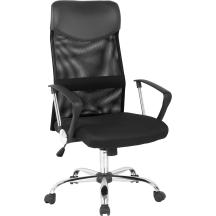 Fotel obrotowy pracowniczy VIRE Czarny Podstawowe