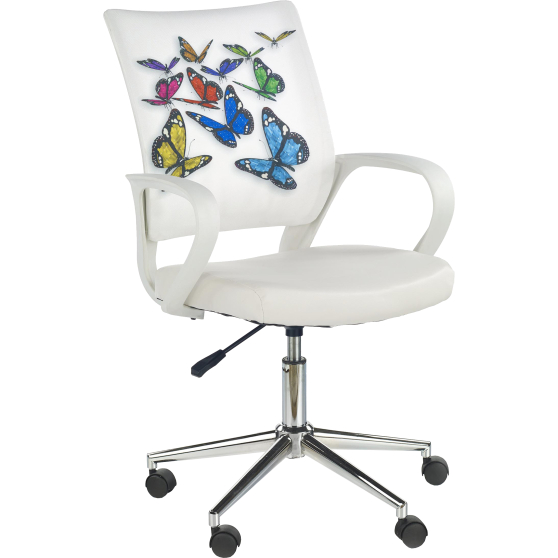 Fotel obrotowy młodzieżowy IBIS BUTTERFLY Podstawowe