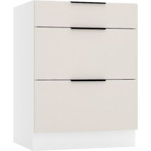 Szafka dolna stojąca 3 szuflady D60S/3 SONJA Podstawowe (1)