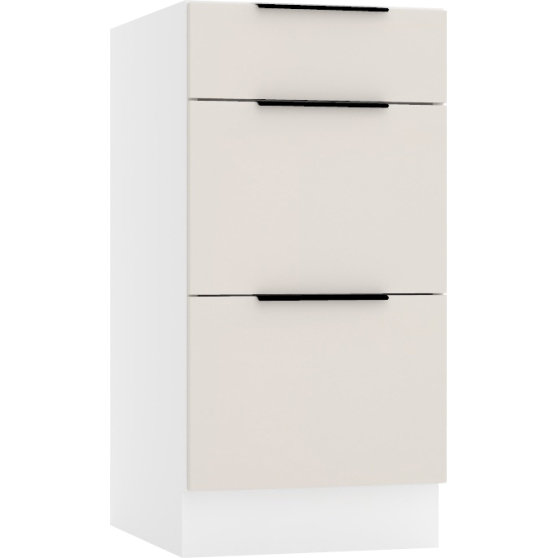 Szafka dolna stojąca 3 szuflady D40S/3 SONJA Podstawowe (1)